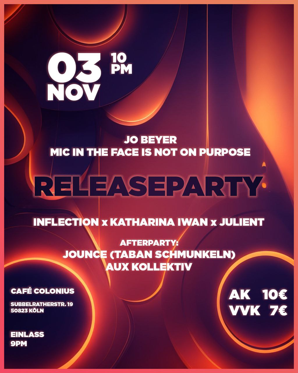 aux kollektiv — releaseparty, 03.11.2023